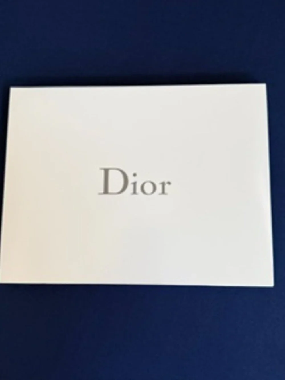 Dior White Crochet Flat Pouch Cosmetic Bag